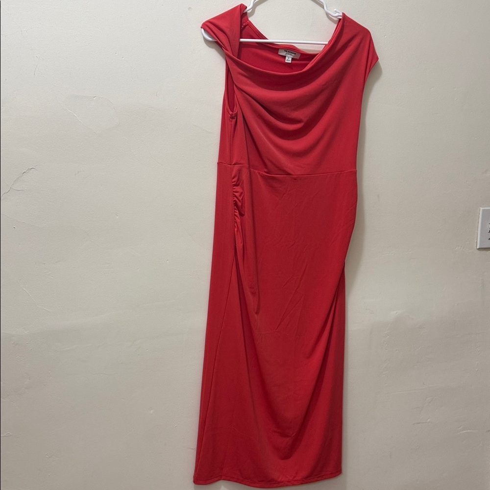 Old Navy One Shoulder Red Dress